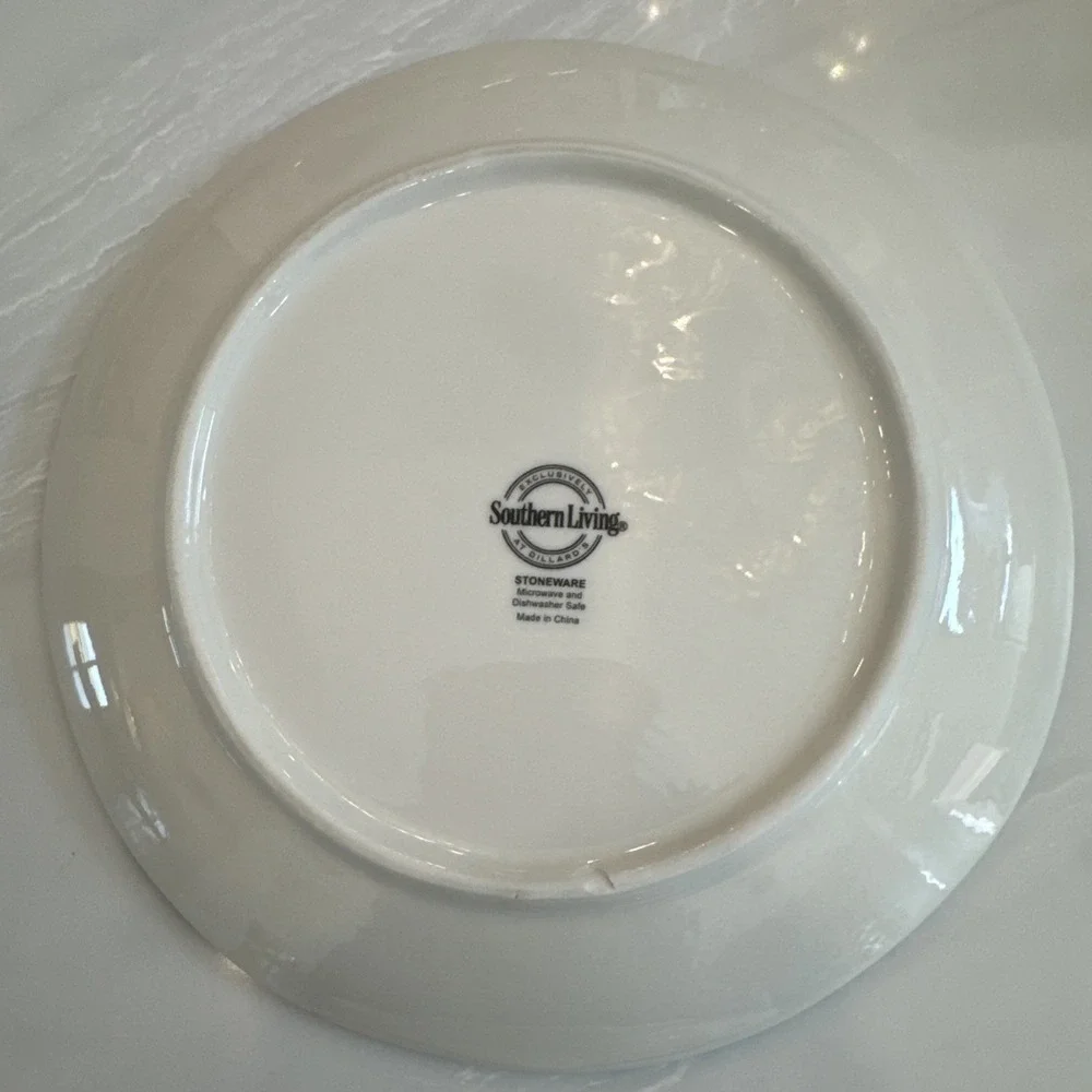 Set of 2 Southern Living Holiday Classic Santa Salad Plates NIB